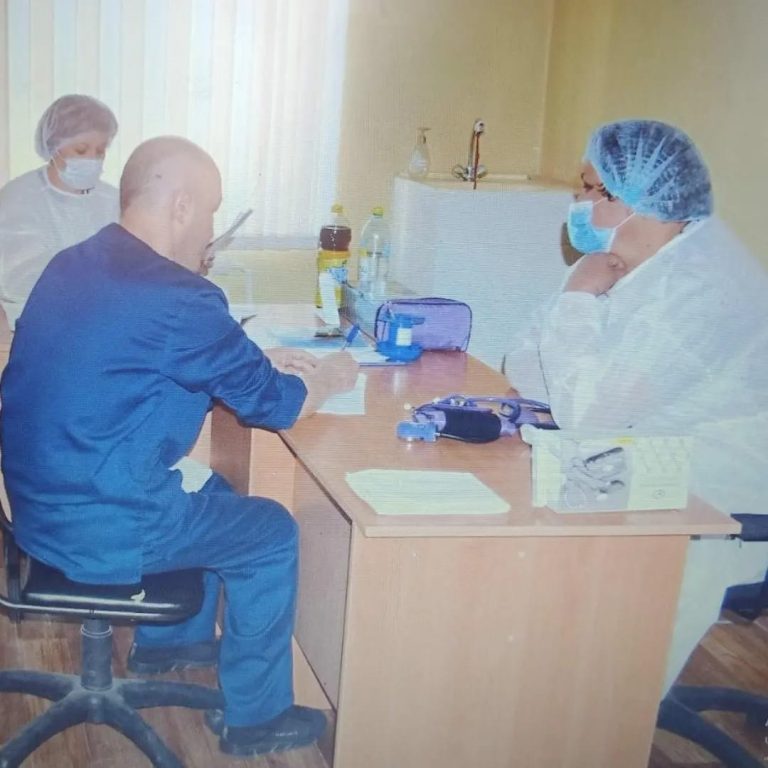 Ежегодный профосмотр осужденных проходит в учреждениях акмолинского ДУИС