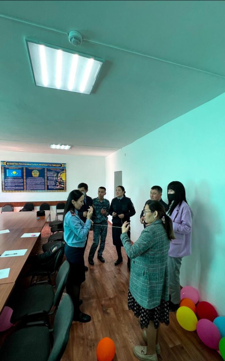 ҚАЖ қызметкерлері арасында тренинг өтті