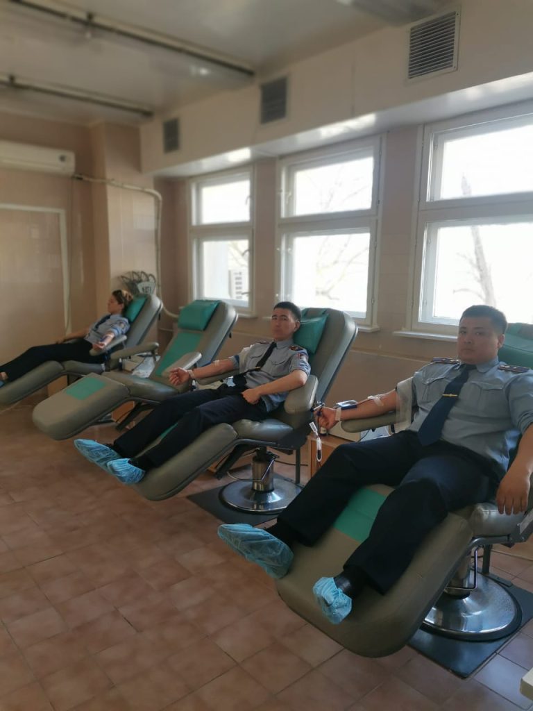 Қызылорда қалалық пробация қызметкерлері қан тапсырды