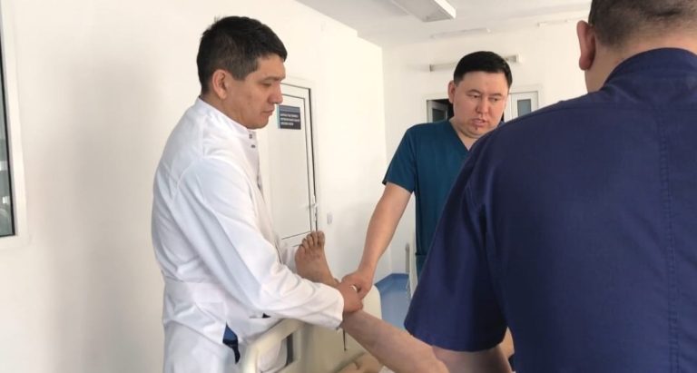 Талдықорған қалалық көпсалалы ауруханада мастер-класс өтті