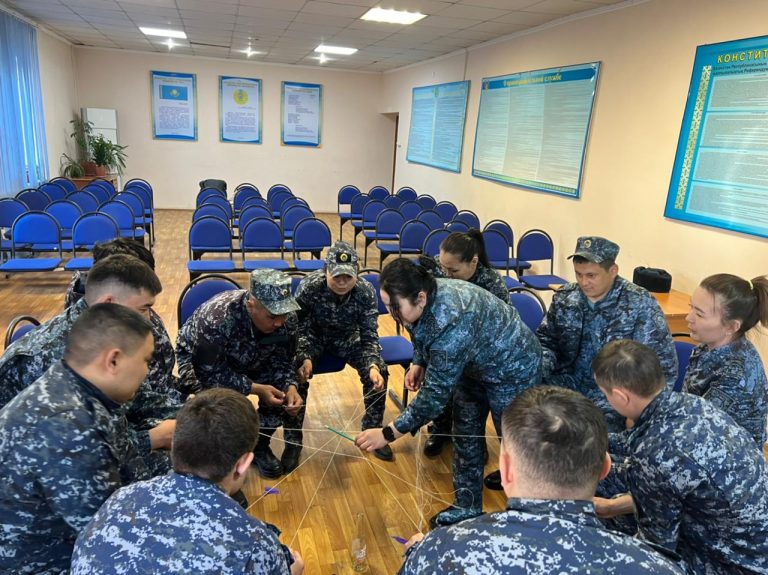 В Алматинской области прошел психологический тренинг среди сотрудников УИС