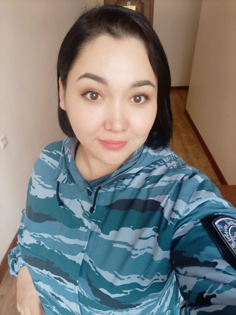 Жылдам қимылдайтын арнайы жасақтың психолог маманы – Айгерім Әбубәкірқызы