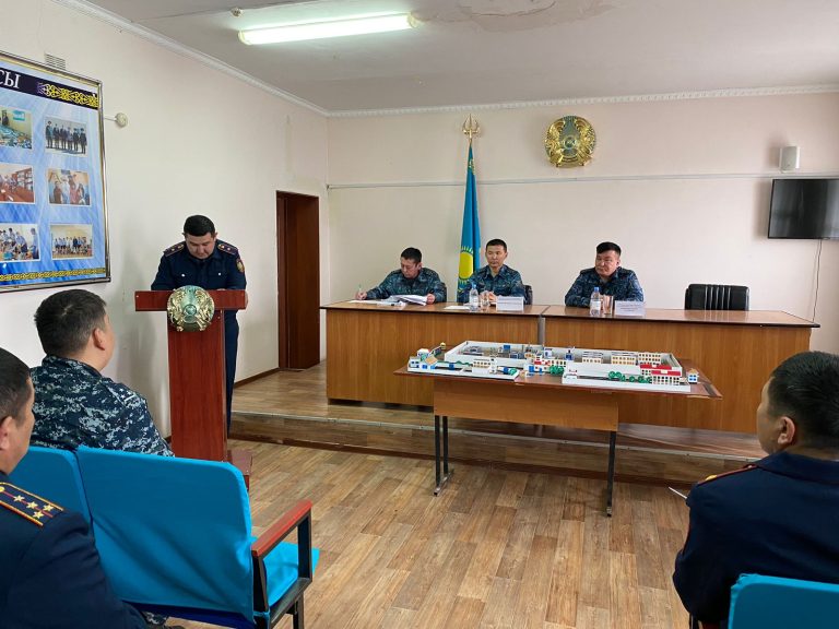 ҚАЖ қызметкерлеріне жедел кеңес өткізілді