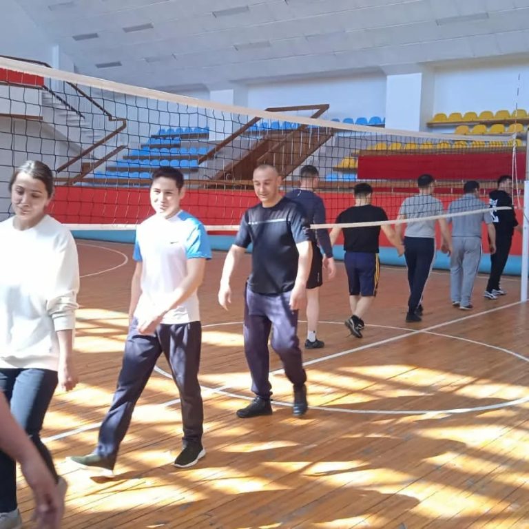 Турнир по волейболу прошёл среди сотрудников Акмолинской колонии