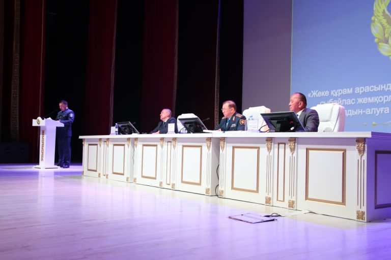 Облыстың бас полицейі жеке құрам үшін ерекше форматта өте маңызды кездесу ұйымдастырды