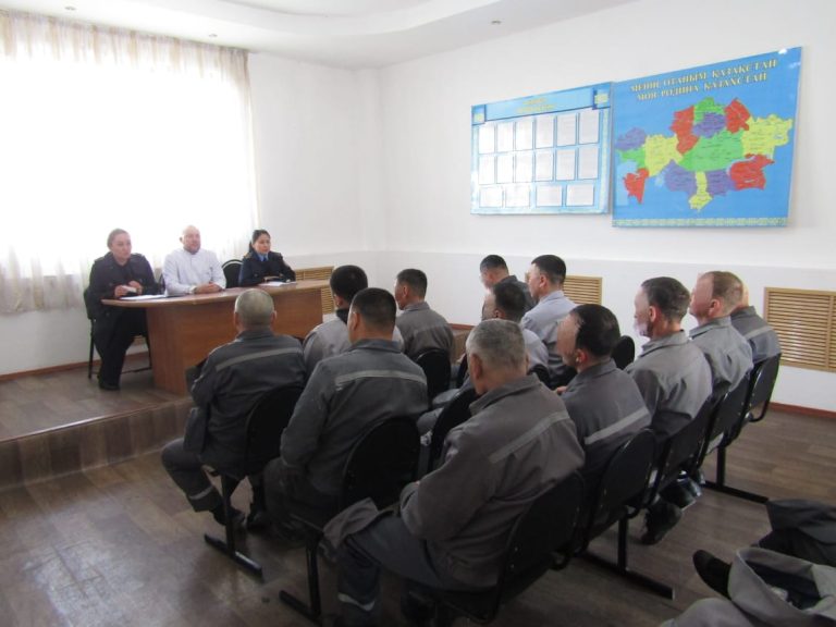 Встреча осужденных с врачом-психиатром была организована в СИЗО Талдыкоргана