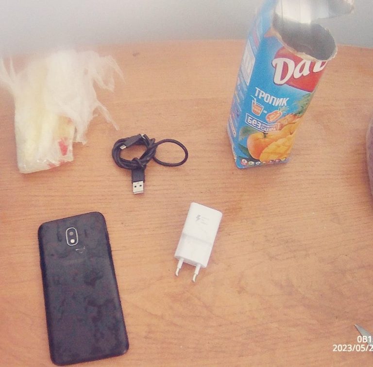 Сок со связью  хотели занести в колонию в области Абай