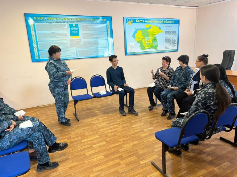 ҚАЖ қызметкерлері арасында тренинг өтті