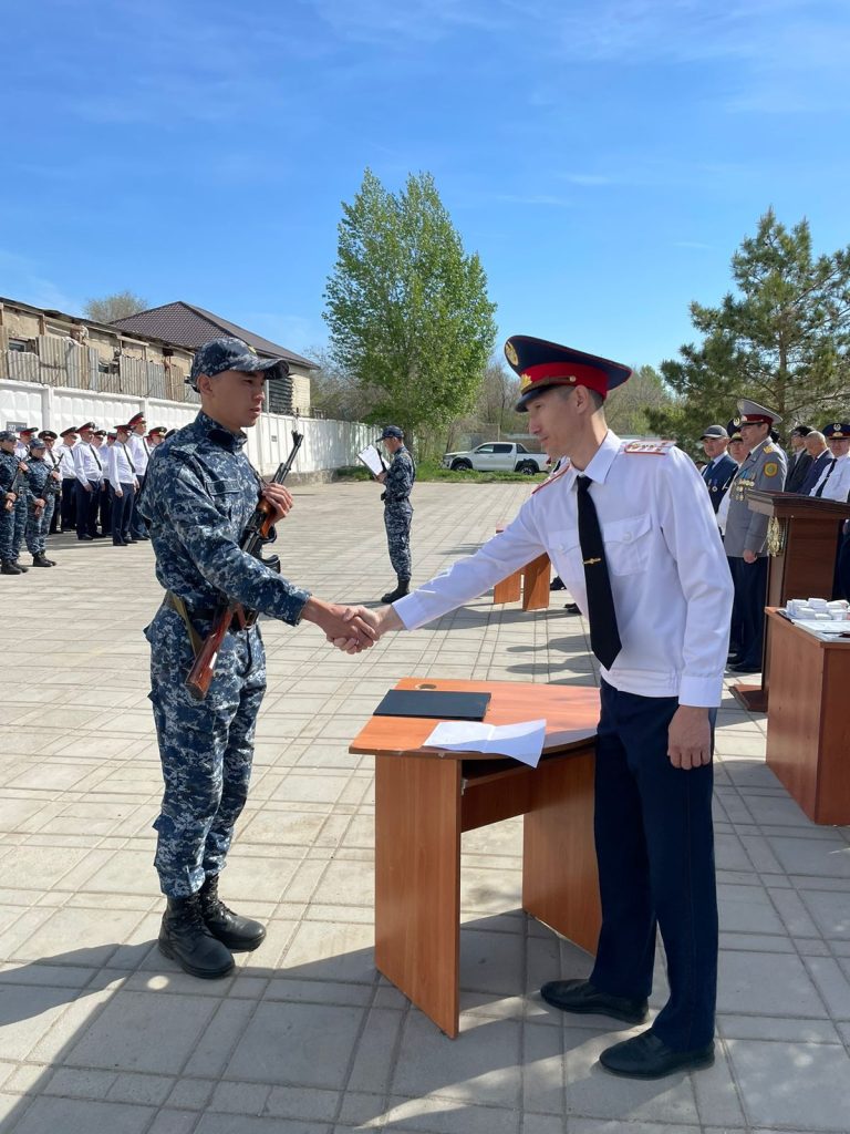 Ақтөбеде 20-дан астам ҚАЖ Департаментінің жас қызметкері ант қабылдады