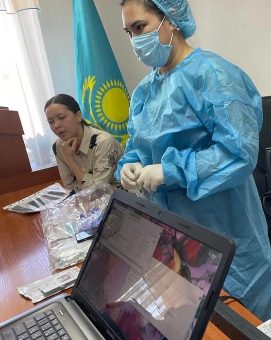 Сотрудники УИС по области Жетісу провели встречу с представителями СПИД центра