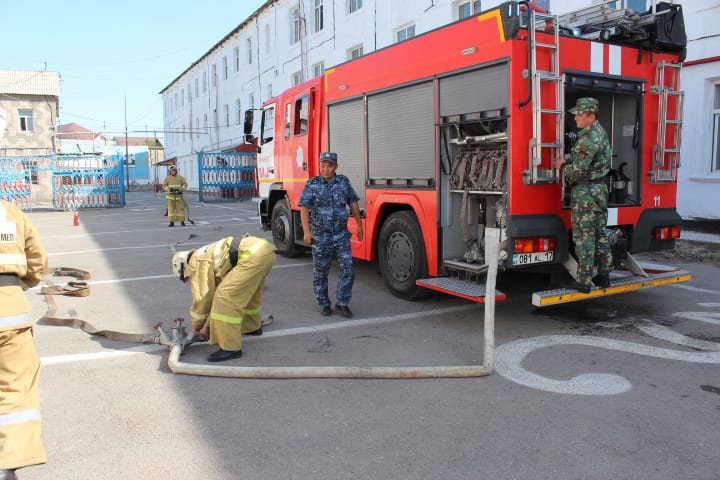 Бірлескен оқу-жаттығу жұмыстары жүргізілді