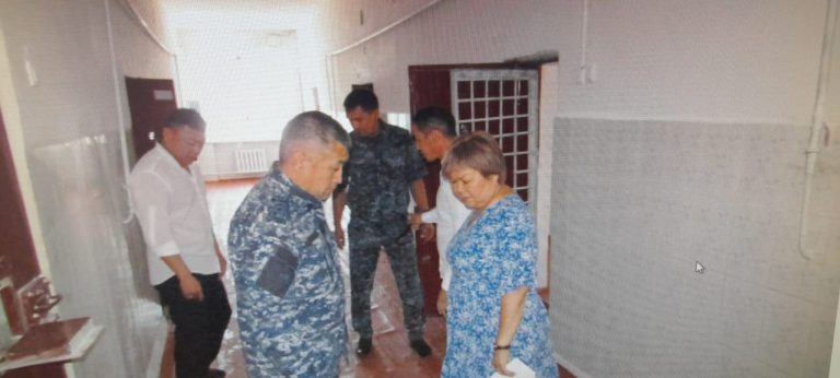 ҚБК өкілдері Талдықорған қаласының тергеу изоляторына барды