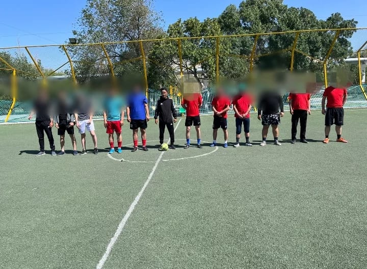 Пробация есебіндегі сотталғандар шағын футболдан сынға түсті