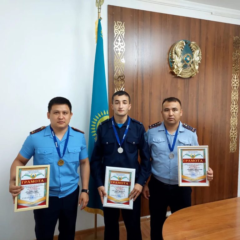 Спортты серік еткен сақшылар