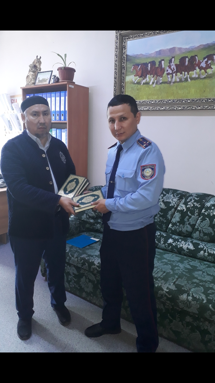 Теолог ОФ «AQNIET » провел встречу в столичном изоляторе