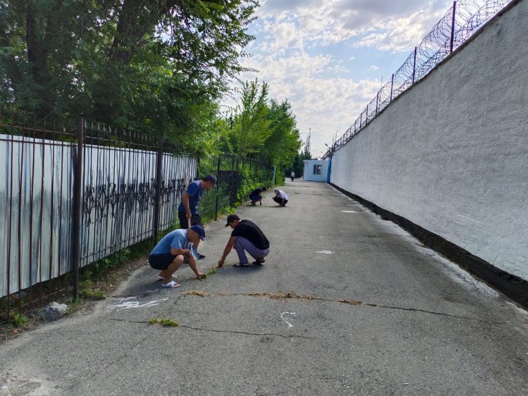 Сотрудники УИС провели субботник