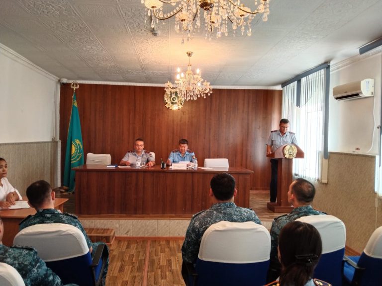 Тергеу изоляторында алты айлық жұмыс нәтижиесі қортындыланды