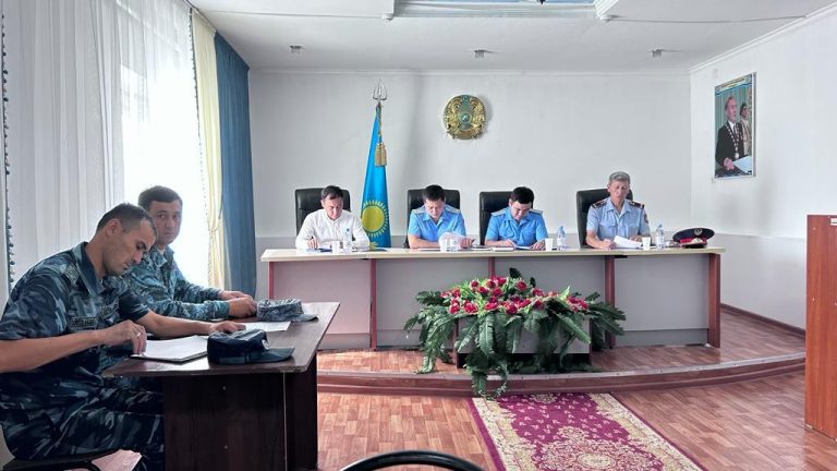 Шымкент қаласы және Түркістан облыс бойынша ҚАЖД №54 мекемесінде жедел кеңесі өтті