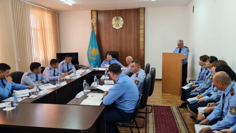 В Департаменте УИС по Алматинской области и по области Жетісу были подведены итоги работы первого полугодия 2023 года