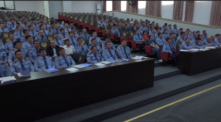 Полиция департаментінің бастығы облысқа қарасты аудандық және қалалық полиция басшыларының жұмысын пысықтады