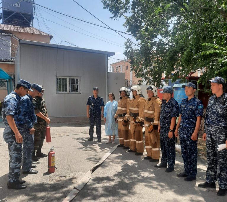 ӨРТ-ТАКТИКАЛЫҚ САБАҒЫ ТҮРМЕДЕ ӨТТІ