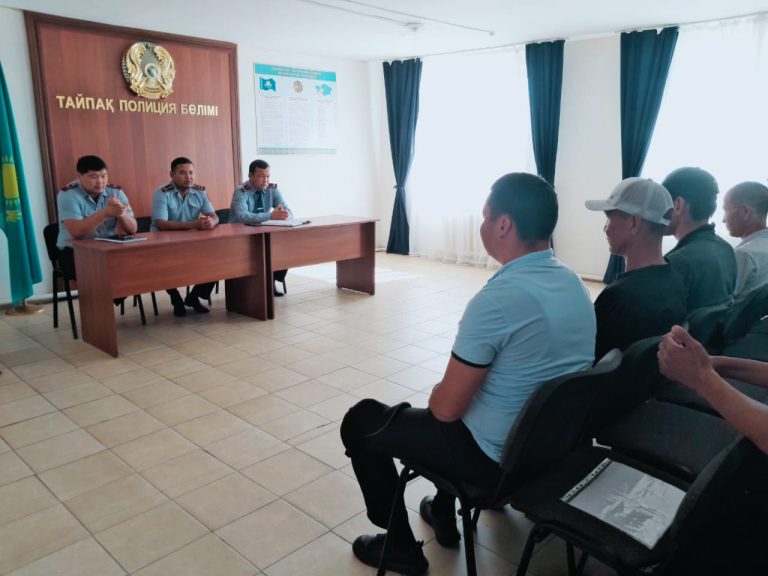 Пробация қызметінің есебінде тұрған сотталғандармен кездесу өтті