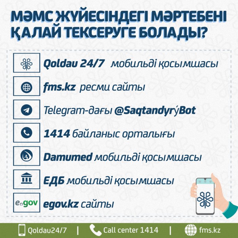 МӘМС жүйесіндегі статус пен төлемдерді банк қосымшалары арқылы тексеруге болады