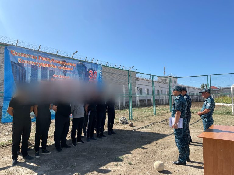 Сотталған азаматтар арасында спорттық жарыс өтті