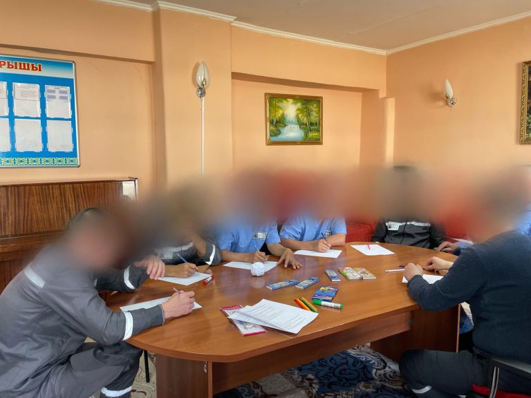 Сотталғандар тренинг арқылы көңіл көтерді