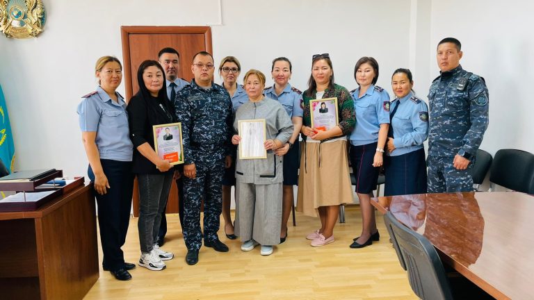 Атырау облысы бойынша ҚАЖ департаменті 79 мекемесінде қызметкерлерді зейнеткерлікке шығарып салу шарасы өтті