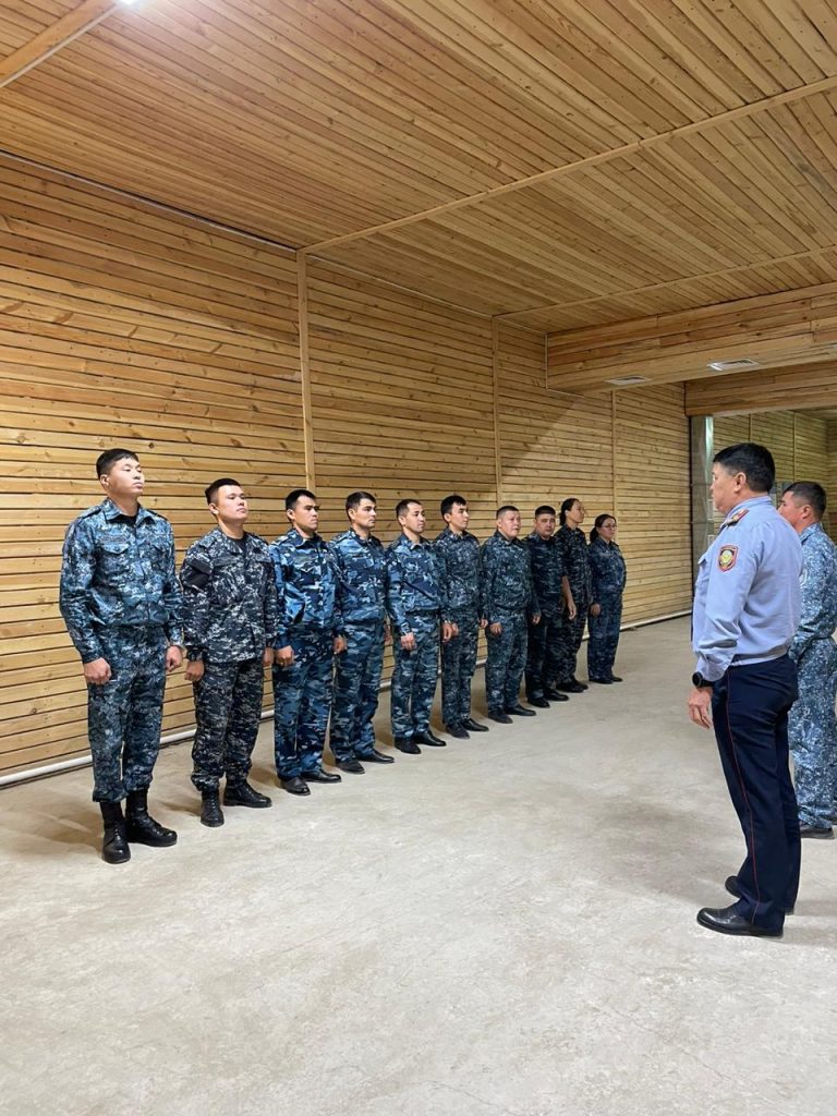 Жеке құрам қызметкерлері шыңдалды