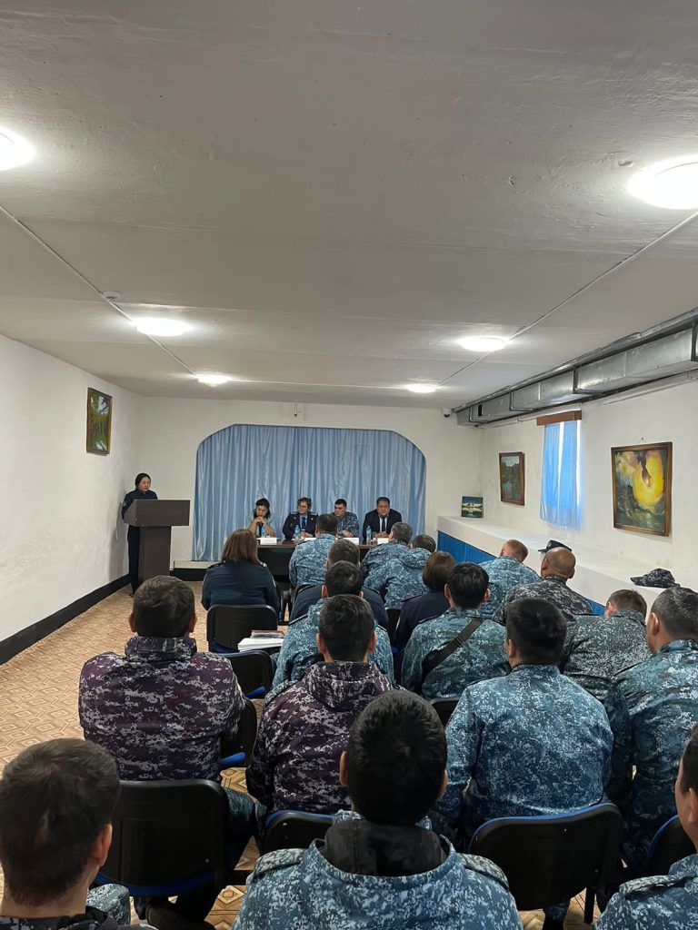 Занятия по профилактике пыток поревели среди сотрудников ДУИС Астаны