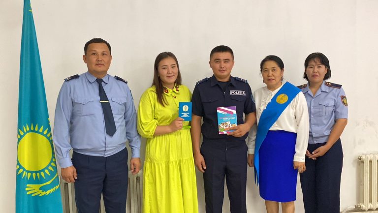 Ордабасылық полицей «Отбасы күнінде» некесін қиып, шаңырақ көтерді