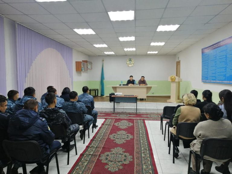 В учреждении №19 ДУИС по области Абай провели лекцию посвещенный роли национального праздника в истории становления Независимого Казахстана