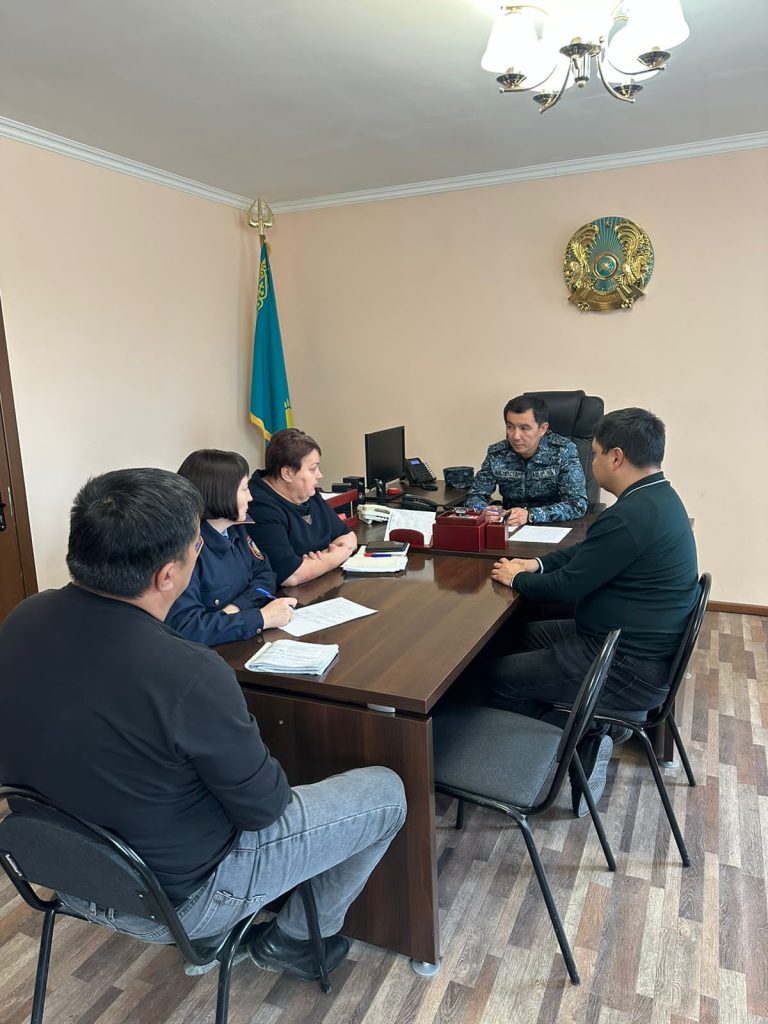 На базе РГУ «Уреждения №2» состоялось рабочее совещание с главным врачом Аршалынской ЦРБ Анюхиной А.Н.