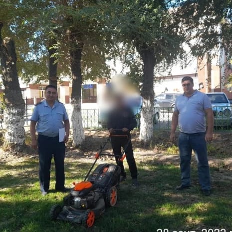 Дүкеннен зат ұрлаған азамат қосымша жазасы мәжбүрлі еңбегін атқарып жүр