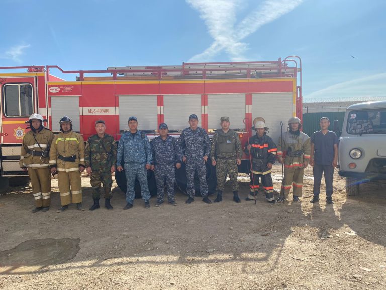 Өрт болған жағдайдағы алғашқы іс-қимыл пысықталды