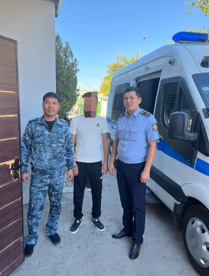 Түркістанда заңды қаскөйлікпен бұзған азамат қамауға алынды