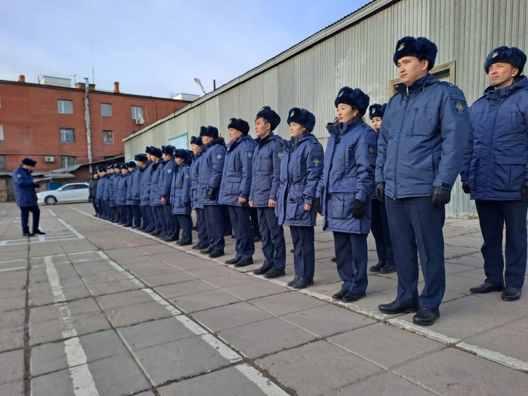 Развод личного состава провели в ДУИС Астаны