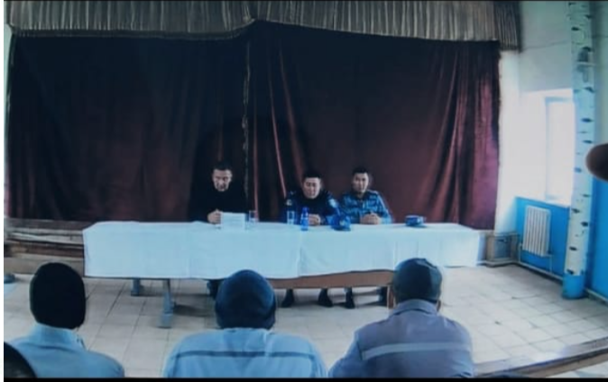 Проведена встреча осуждённых с начальником Центра подготовки специалистов УИС