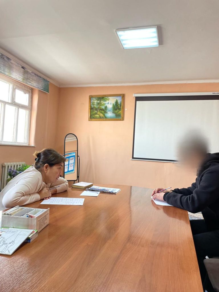 Қызылорда да сотталған азаматқа психологиялық көмек берілді