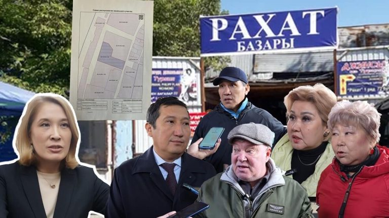 «Барып тұрған бассыздық»! «Рахат» базарының сатушылары Жетісу ауданының әкімін айыптады