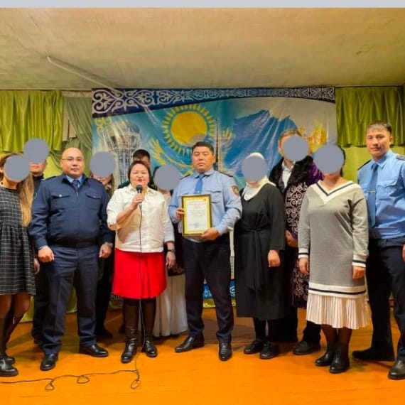 Свое тепло и внимание подарили сотрудники акмолинской УИС пациентам областного общества слепых