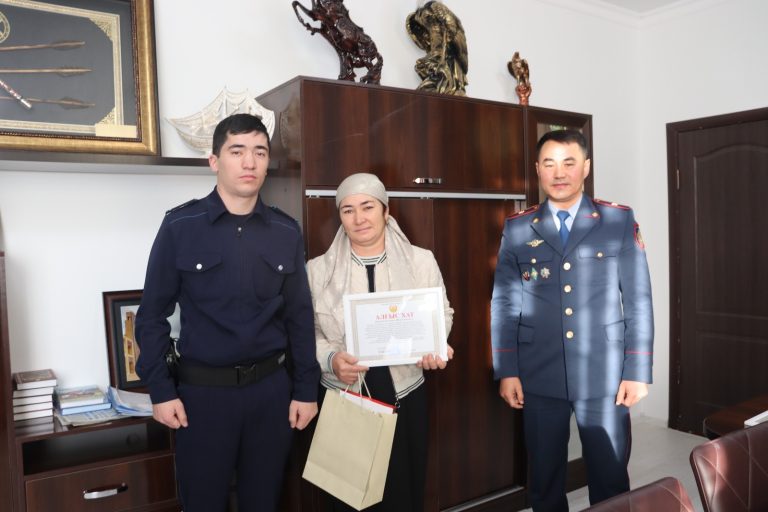 ЖАС ПОЛИЦЕЙЛЕРДІҢ АТА – АНАСЫНА АЛҒЫС ЖАРИЯЛАНДЫ