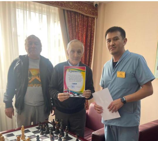 Ардагерлер арасында ақыл-ой аламаны – шахматтан жарыс өтті