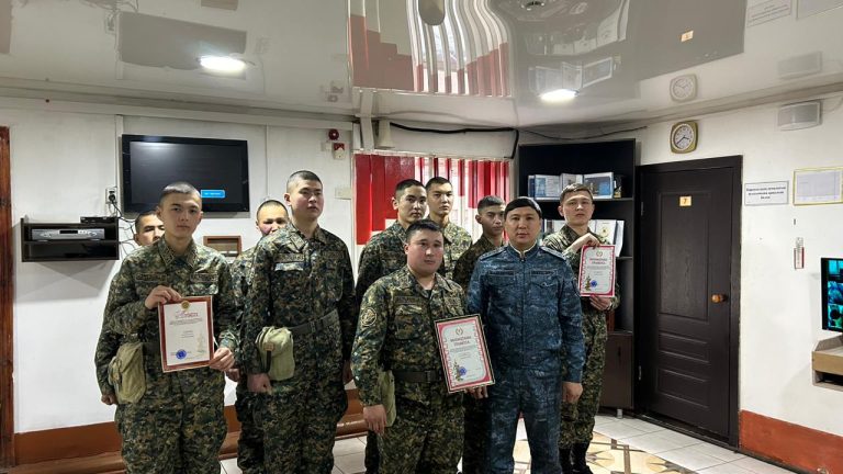 C профессиональным праздником поздравили сотрудников Национальной гвардии Республики Казахстан