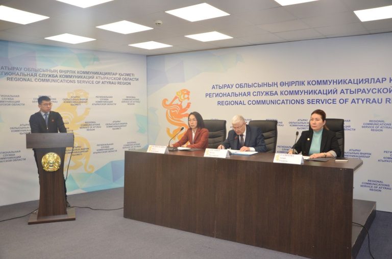 Өңірлік коммуникациялар қызметі алаңында Атырау облысы соттарының 2023 жылғы жұмысы қорытындыланды
