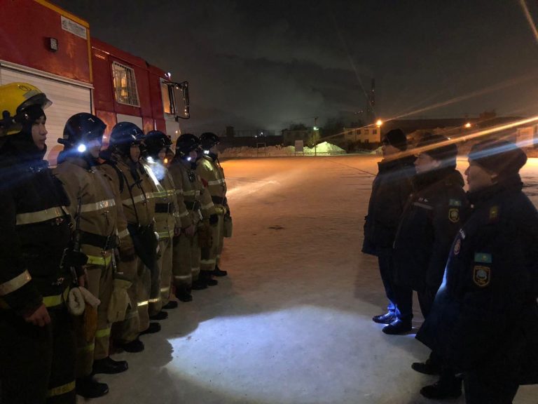 В столичном учреждении минимальной безопасности проведено пожарно-техническое занятие