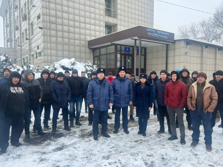 Алматы қаласы, Алматы және Жетісу облыстары бойынша ҚАЖД қарасты Алатау аудандық пробация қызметі бөлім есебінде тұратын сотталғандар арасында тазалық жұмыстары өтті