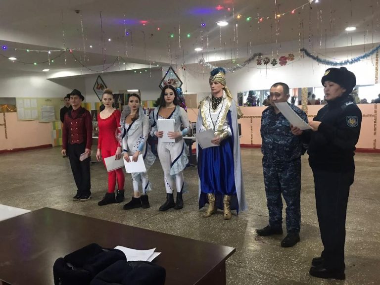 В детской колонии прошло новогоднее мероприятие